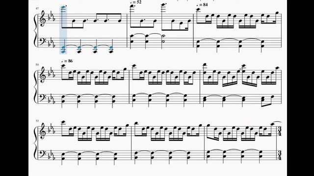 (piano Score) Kashiwa Daisuke - April.#20