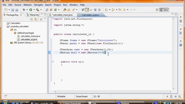 Java Tutorials Calculator Eclipse Part - 1/5 смотреть онлайн