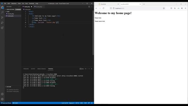 آموزش پیشرفته php - Include کردن فایل ها در php смотреть онлайн