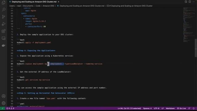 Deploy an Amazon EKS Cluster using the AWS CLI, kubectl and eksctl смотреть онлайн