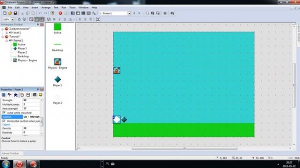Clickteam Fusion 2.5 Tutorial: 2 Players