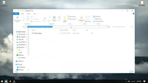 Helloworld input and run python from cmd (Python for beginners) [Part-2]