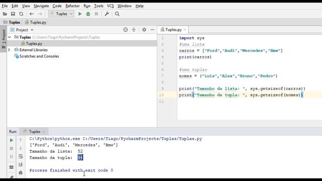 Curso Python 2019 - Tuplas смотреть онлайн