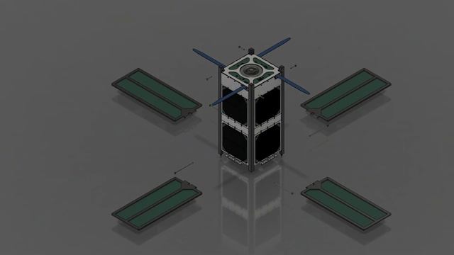 Проект спутника CubeSat 2U