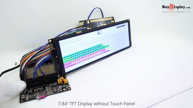 7.84" Bar Style IPS TFT IoT LCD Display 1280x400 MIPI with Capacitive Touchscreen for Car Monitor смотреть онлайн