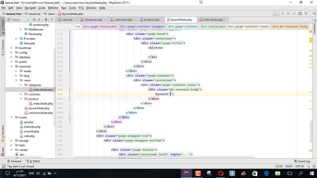 laravel-3 blade with(section, yield,include,extends) смотреть онлайн