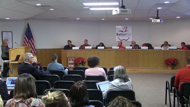 Belton ISD School Board Meeting 12 December 2016 смотреть онлайн