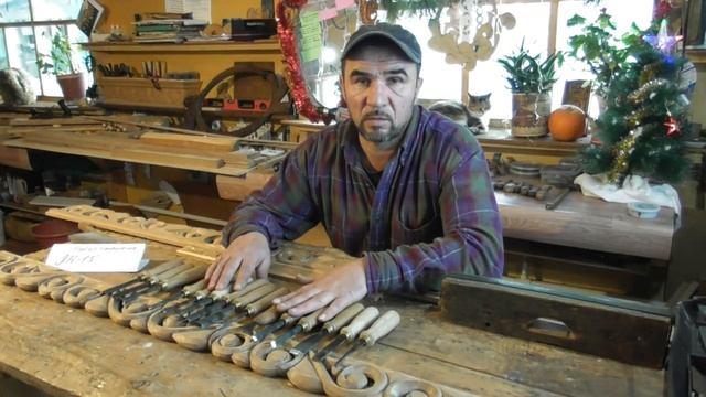 Wood carving С Рождеством! смотреть онлайн