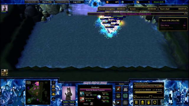 Warcraft 3 Naruto Ninpou - Kankuro vs Naruto смотреть онлайн