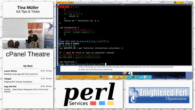 Day 2: cPanel Theatre: Tina Mueller - Git Tips and Tricks смотреть онлайн