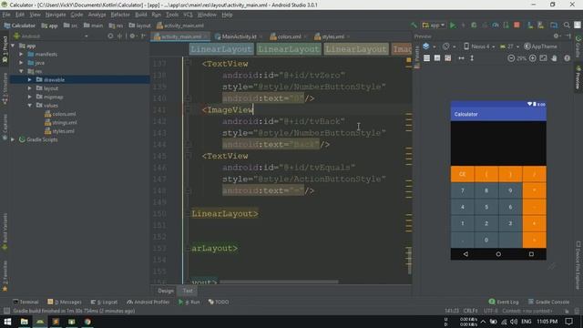 How to create calculator using Android Studio - Kotlin смотреть онлайн