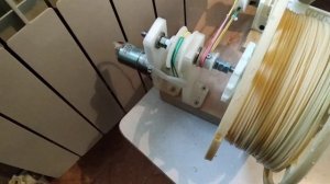 Экструдер для производства филамента, (прутка для 3Д принтера) .  Собран из китайских запчастей.