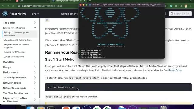 React Native tutorial in Hindi # Create App with Android Emulator in mac OS смотреть онлайн