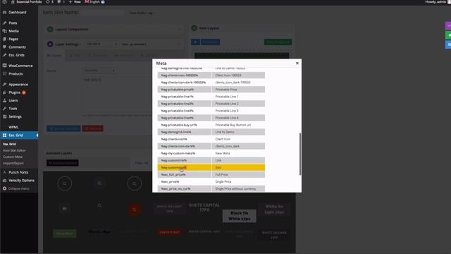 Essential Grid WordPress Plugin - Custom Meta Keys смотреть онлайн