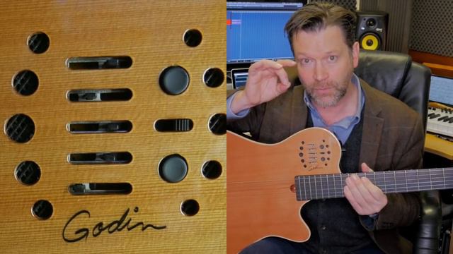 The Godin Midi Multiac Concert Grand SA Guitar #5