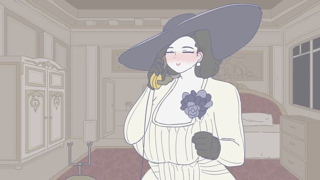 When you're waiting for your crush to call - a Lady Dimitrescu anime смотреть онлайн