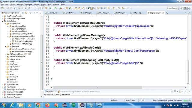 How Work with Framework In RealTime Selenium online Session смотреть онлайн