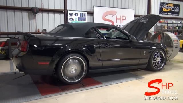 Ford Mustang GT500 cobra pulley upgrade / custom SHP dyno tuning houston смотреть онлайн