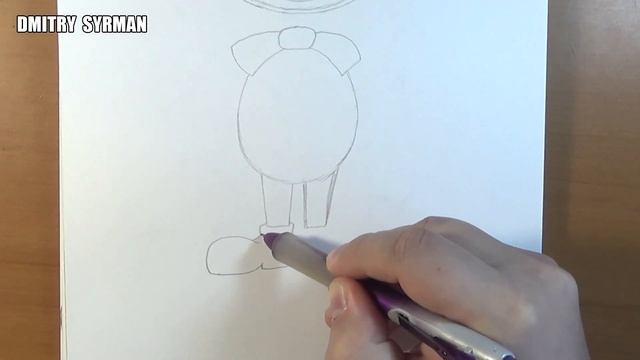 How to draw Bendy, Как нарисовать Бенди смотреть онлайн