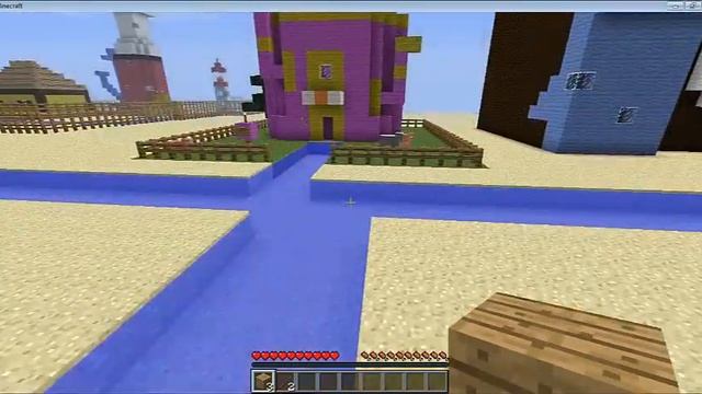 Mapa do Bob Esponja no Minecraft! =D [Minecraft 1.3.2] смотреть онлайн