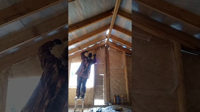 утепление мансарды(утеплителем Урса) смотреть онлайн