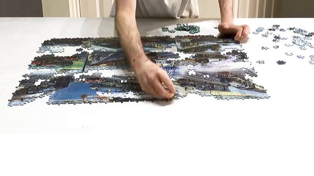 Mattys time lapse puzzles 🧩 28/10/22 JIGSAW 404 🧩 Age of steam by Gibsons 1000 pieces autism rocks смотреть онлайн