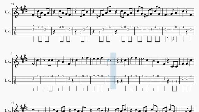 Ukulele Tab: How to play House of the Rising Sun (Wolfenstein) смотреть онлайн