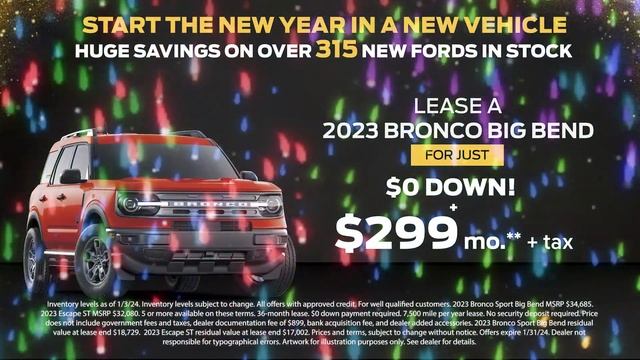 Lease a 2023 Bronco for just $299/mo at Essential Ford of Stuart смотреть онлайн
