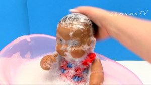 КАК МАМА Мыла Бьянку в Ванне и Укладывала Спать Мультики для детей Куклы Пупсики 108мама тв