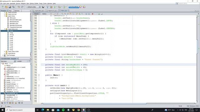 Create Dashboard with Dropdown Menu Light and Dark Mode using Java Swing and FlatLaf смотреть онлайн