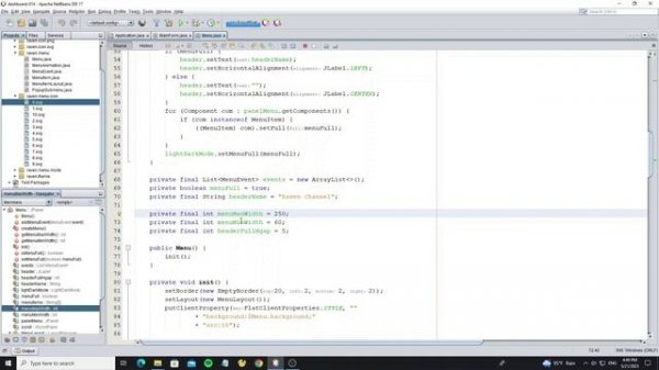 Create Dashboard with Dropdown Menu Light and Dark Mode using Java Swing and FlatLaf