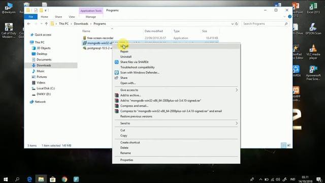 Tutorial install mongodb di windows 10 смотреть онлайн