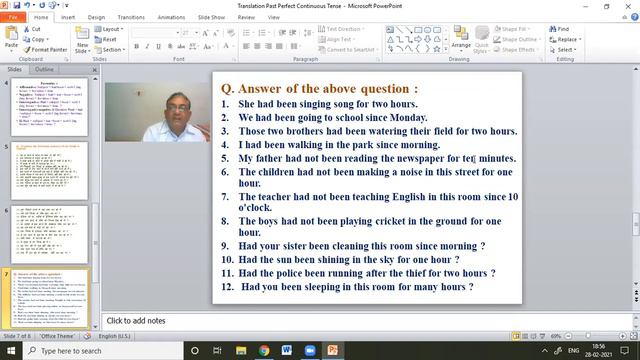 Past Perfect Continuous tense Translation B A Part I General English смотреть онлайн