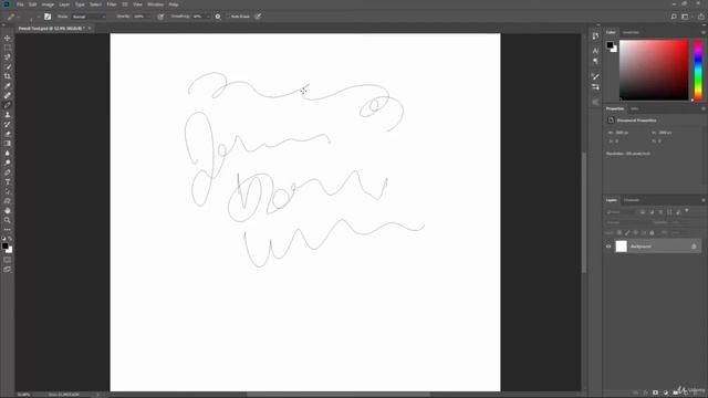 The Pencil Tool Adobe Photoshop CC Tutorial (Part-93) смотреть онлайн