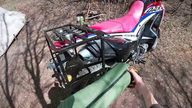 Установка большого багажника на мотоцикл Motoland Dakar 250 и Racer Panter 250 своими руками. смотреть онлайн