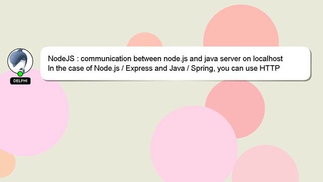 NodeJS : communication between node.js and java server on localhost смотреть онлайн