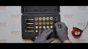 Набор YATO для ремонта масляных пробок, CrMo, M13-M20, 64 предмета, YT-1757-1