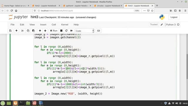 Procesamiento de imágenes y audio: crear una composición con los canales de una imagen (2do ejemplo смотреть онлайн