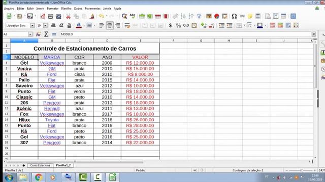 Como criar filtros no Libreoffice Calc смотреть онлайн