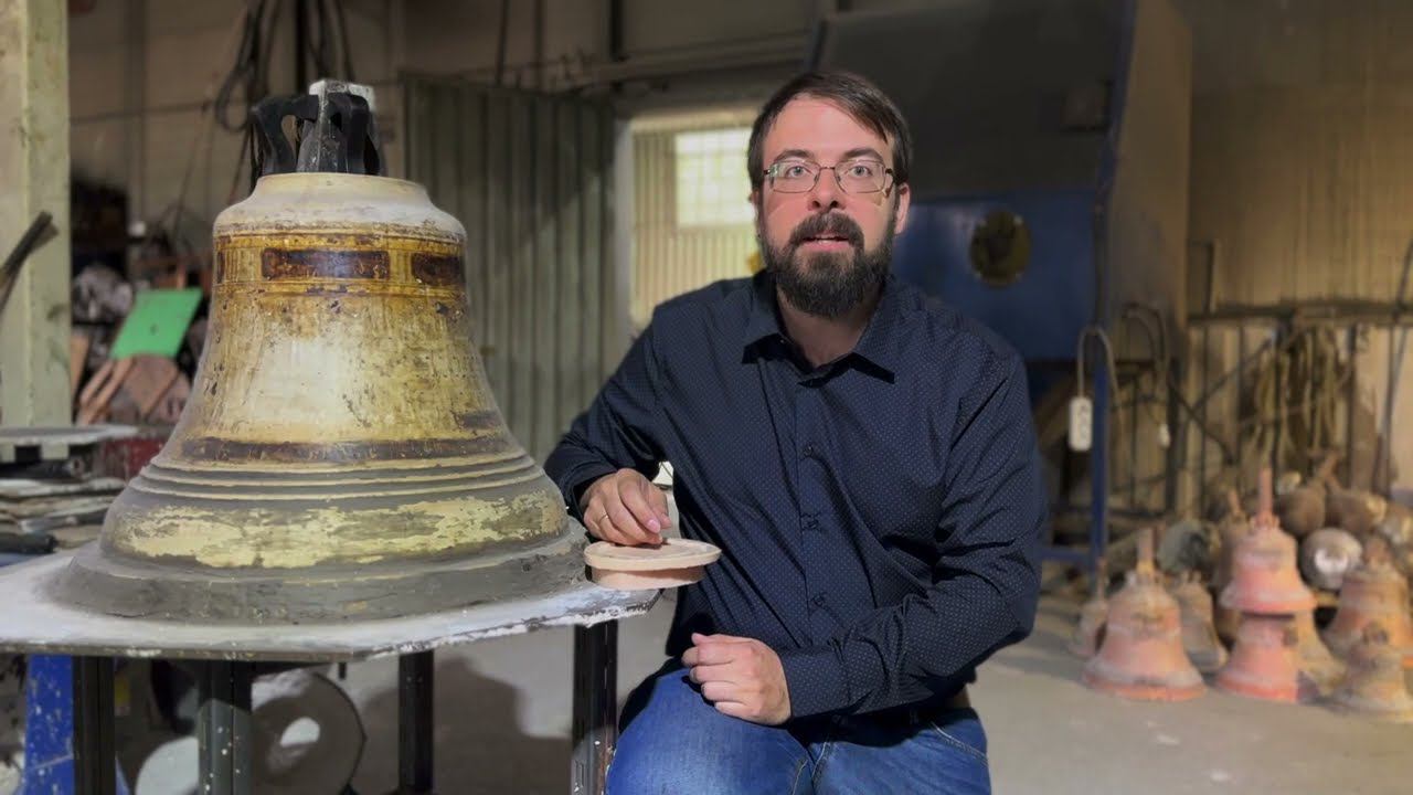 Колокол для храма Николая Чудотворца г. Серпухова в работе! смотреть онлайн