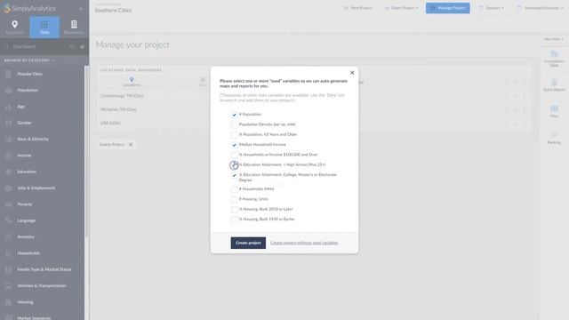Create a Quick Report in SimplyAnalytics смотреть онлайн