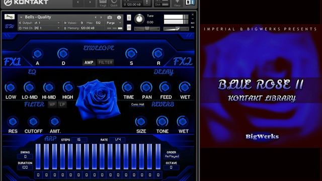 Blue Rose II Kontakt Library Review - BigWerks смотреть онлайн
