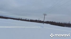 Буран в целяк на КР-460 Лифан -20, на гусянках полярник.