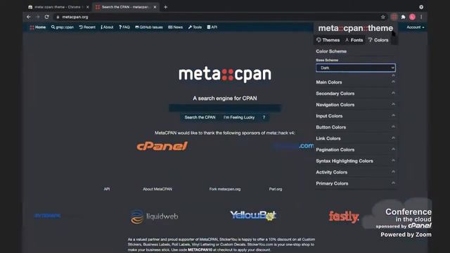 meta cpan theme - lnation (lightning talk) смотреть онлайн