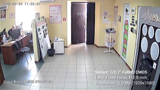 2MP IP Camera PARTIZAN Cloud Robot FullHD IPH-2SP-IR. Sensor 1/2.7″ FullHD CMOS. смотреть онлайн