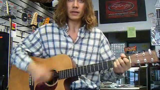 METALLICA NOTHING ELSE METTER guitar cover Martin DCX1E .mp4 смотреть онлайн