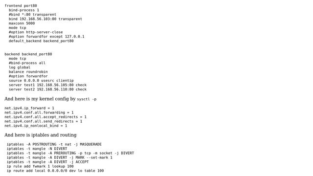 DevOps & SysAdmins: HAproxy Transparent Proxy doesn't work смотреть онлайн