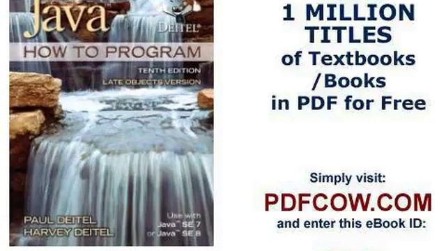 Java How To Program late objects 10th Edition смотреть онлайн