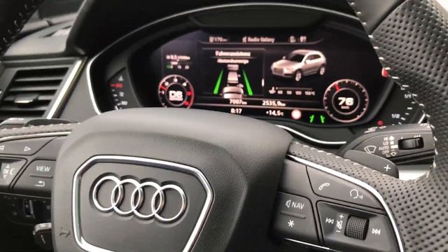 brand new Audi Q5 FY with activated active lane assist - coding activation with OBDAPP смотреть онлайн