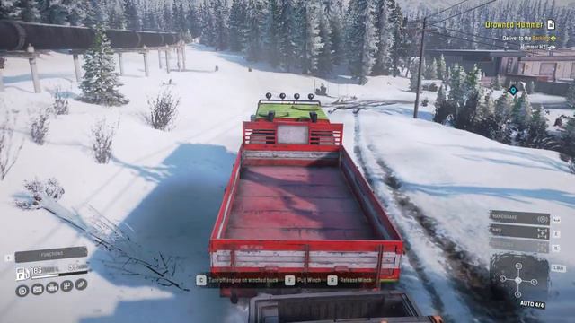 SNOWRUNNER Gameplay Walkthrough Part 3 - Drowned Hummer смотреть онлайн
